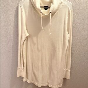 Patagonia Cream Cowl Neck Thermal Pullover